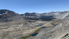 View from Mather Pass overlooking the Upper Basin
