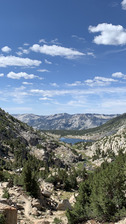 View from Selden Pass towards Heart Lake